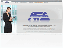 Tablet Screenshot of afs-kabelmontagen.de